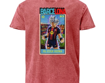 Barcelona FC Cule Ultra Denim T-shirt med Loteria-motiv