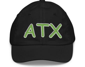 Austin FC Ungdoms basebollkeps ATX fotboll grön vit