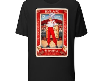 Sevilla FC unisex t-shirt Loteria kort El Sevillista anime retro grafisk t-shirt NO8DO