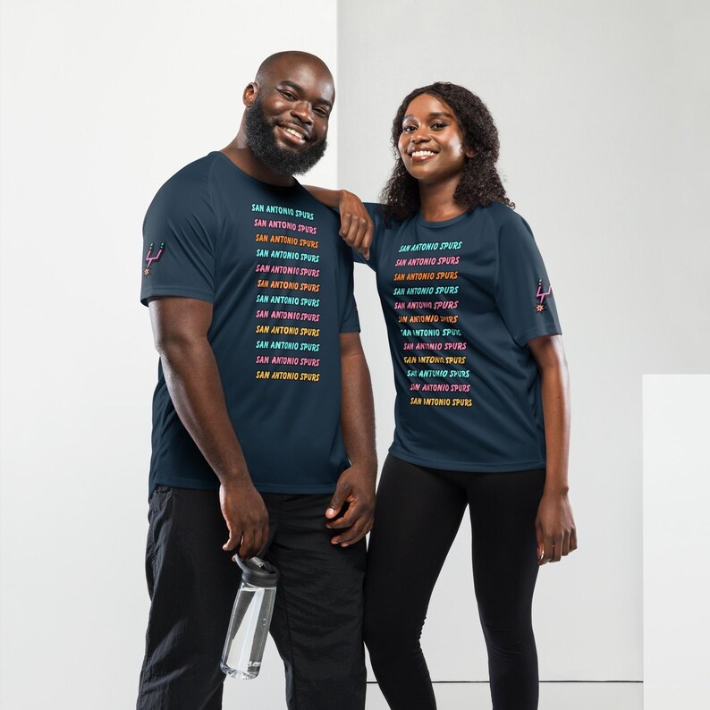 San Antonio Spurs Unisex sports jersey athletic track run wear gym gear