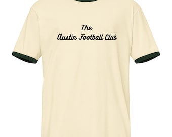 Austin FC Texas Unisex ringt-shirt i klassisk fotbollsklubbsstil