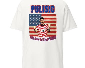 Christian Pulisic USA soccer Unisex classic tee World Cup 2026