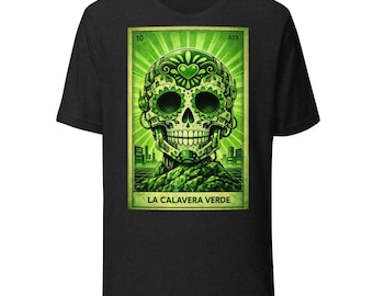 Austin Texas Soccer T-Shirt – ATX Verde La Calavera Green Skull Graphic Tee