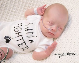 Baby Little fighter preemie boxer miracle baby hospital gift NICU