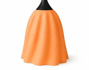 Drape-hänglampa – Vågig skärm, Modern minimalistisk belysning, 3D-utskriven, Designerinredning