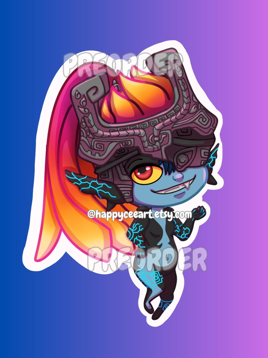 PRE-ORDER Midna Legend of Zelda Twilight Princess Sticker - Etsy Canada