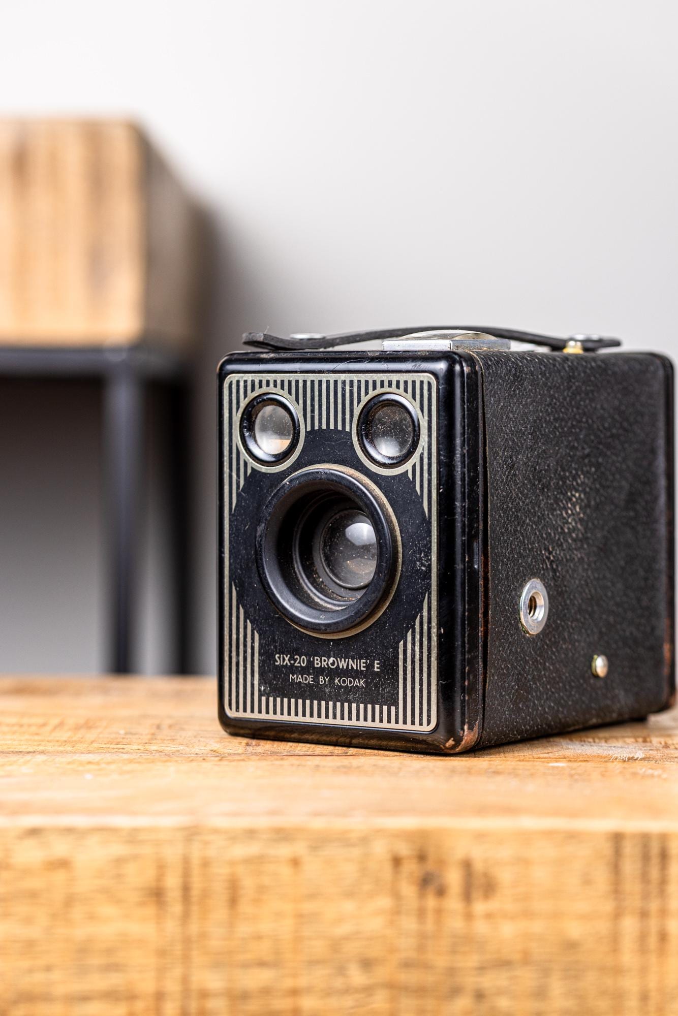 Vintage Kodak Brownie E Camera | 1950s Bakelite Box Camera - With