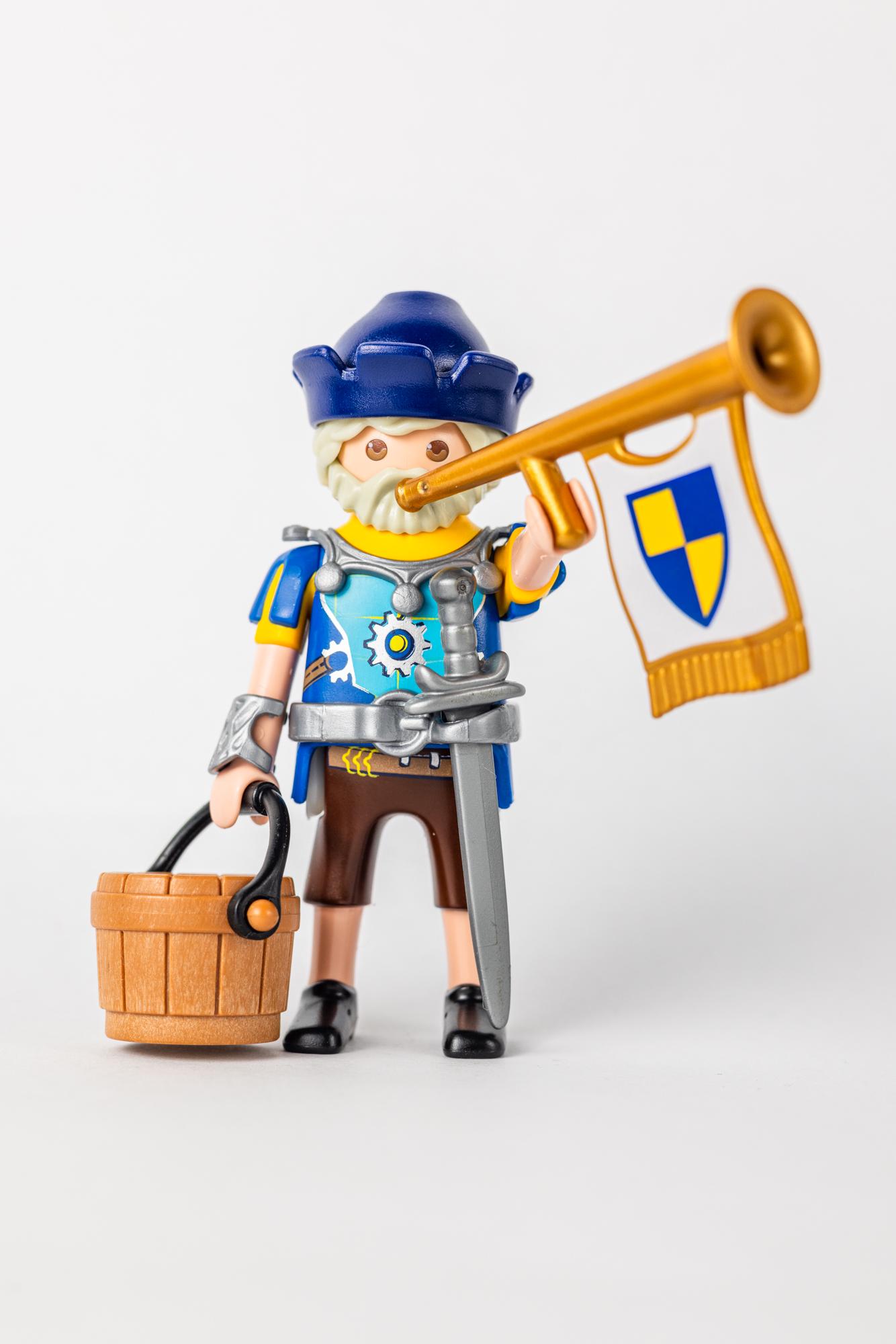 Pièce Détachée Playmobil - Coiffe/Chapeau De Soldat Chevalier Moyen Âge, Occasion