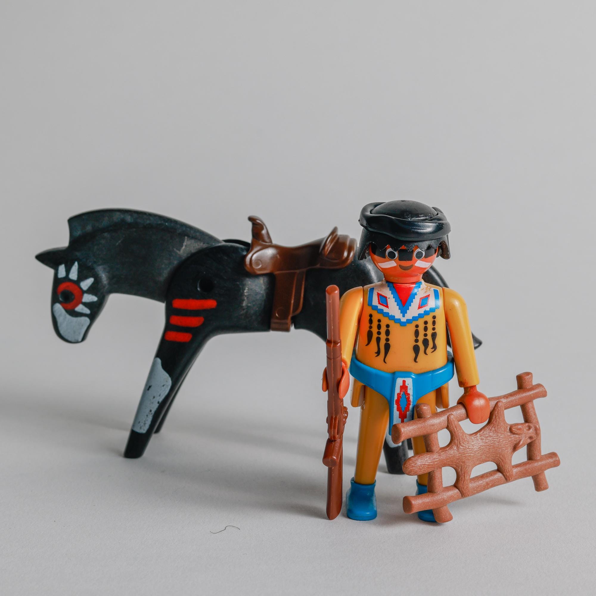 Figurine Playmobil Western – Personnage Custom, Thème Cow-boy, Sans Marque, Occasion