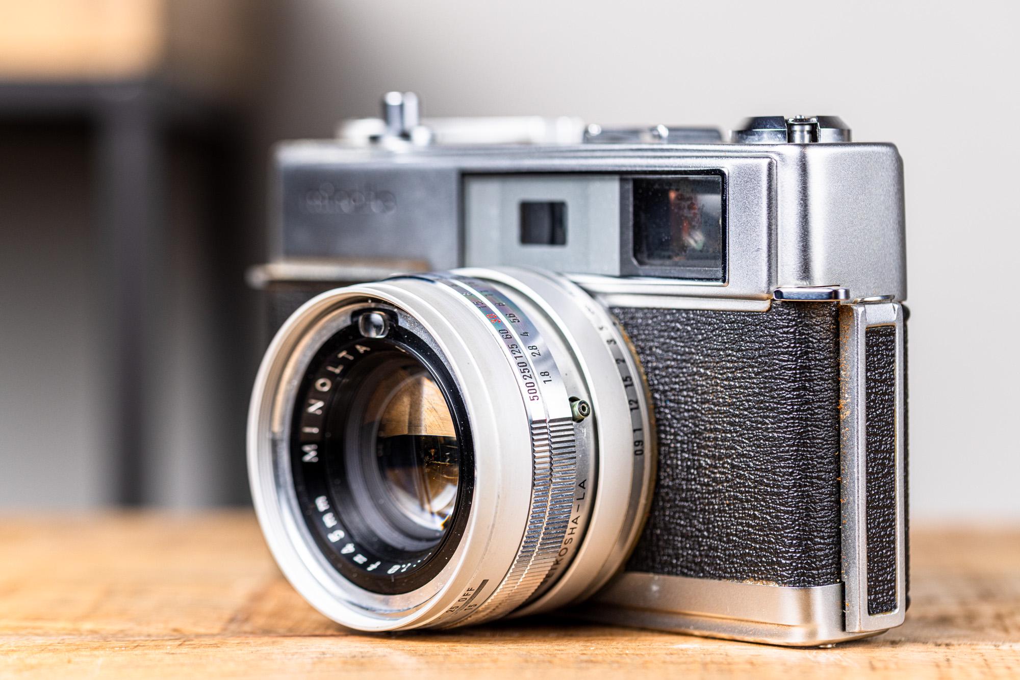 【下52】Minolta Hi-Matic 7s レザーケース付き Amazon.com : Handmade Genuine Real Leather Half Camera Case Bag