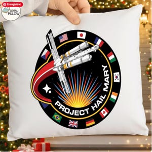 Project Hail Mary Spaceship Mission Badge Poster PNG SVG Sci-Fi Book Fan Art