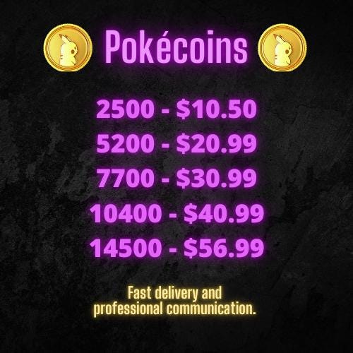 Pokecoins Pas Chers Pour Pokémon Go - Livraison Rapide - Android