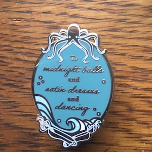 House of Salt & Sorrows inspired quote pin, bookish, book lover, book gift, bookish gift