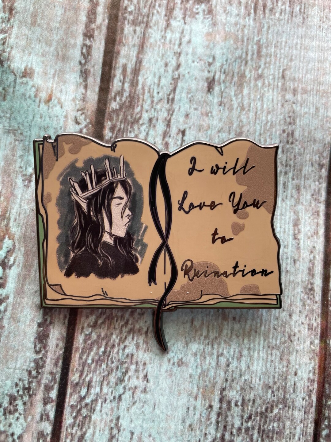 Ruination Bookmark ASID I Will Love You to Ruination Pin - Etsy