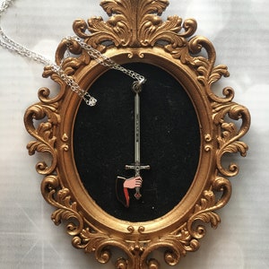 Bookish Magic Sword Necklace