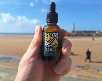 Olio per capelli alle alghe marine / Trattamento idratante leggero / Controllo dell'effetto crespo / Prodotto nel Regno Unito