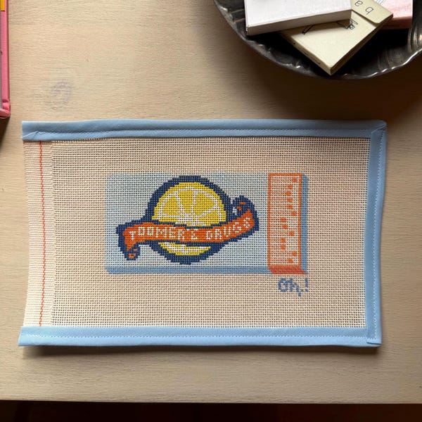 Toomer's Drugs Needlepoint Matchbox Canvas