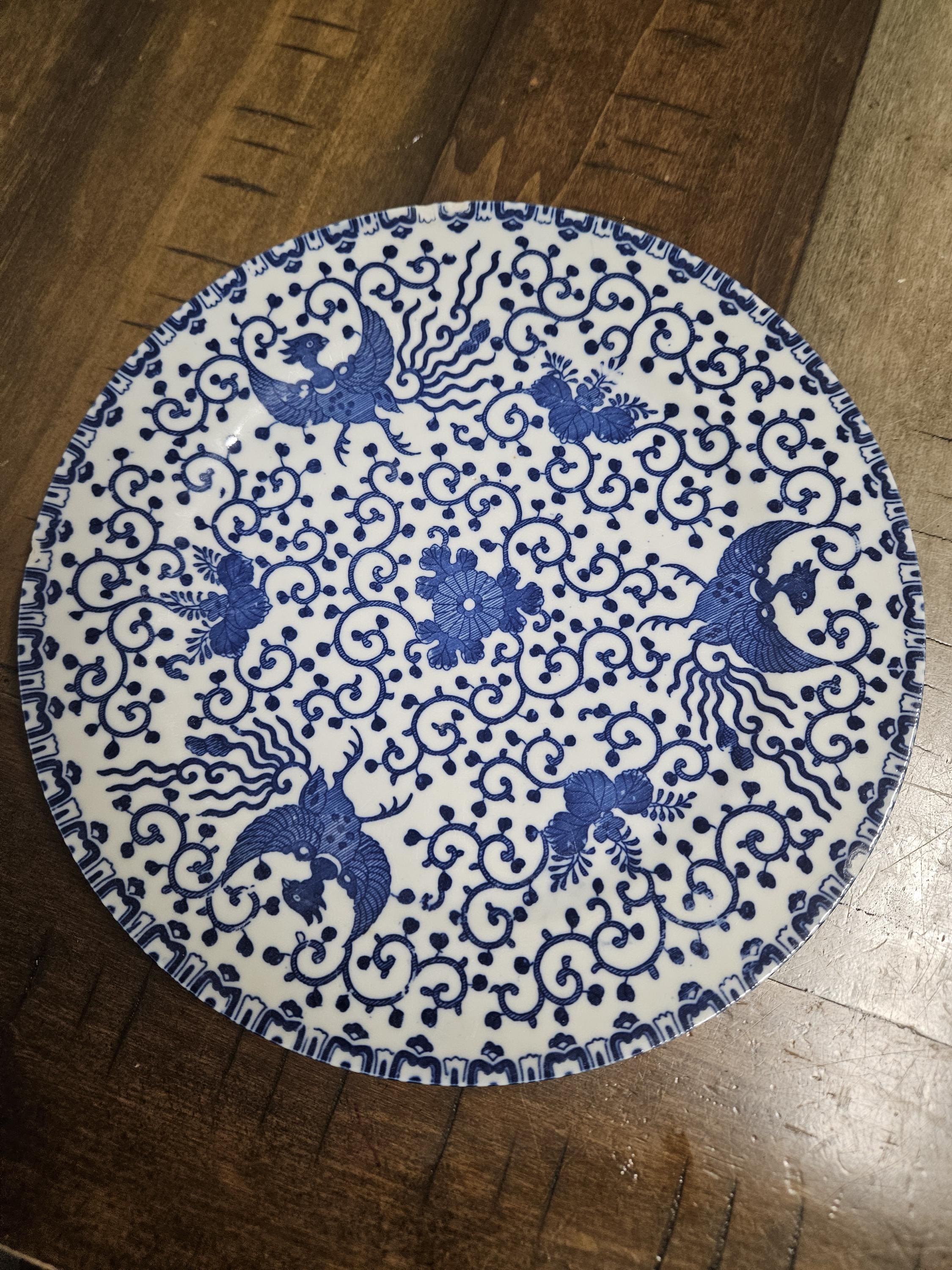 Japan Bird Plates Blue - Etsy
