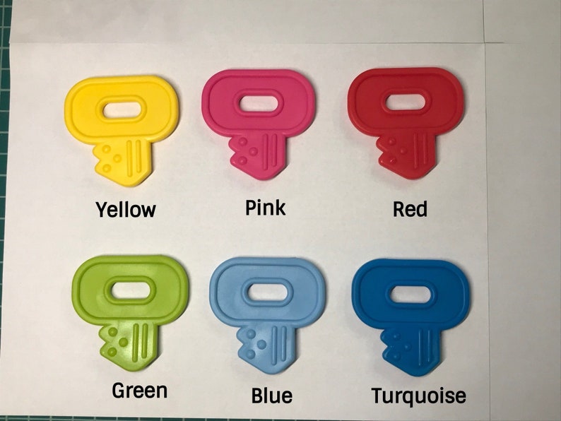 Plastic Baby Keys // Baby Key Toy // Birthday Party Favor // Etsy