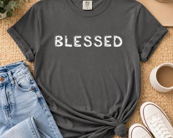 Blessed T-shirt | Cross on the back