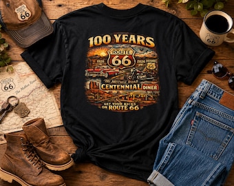 Route 66 Centennial Pocket T-Shirt | 100 Years Route 66