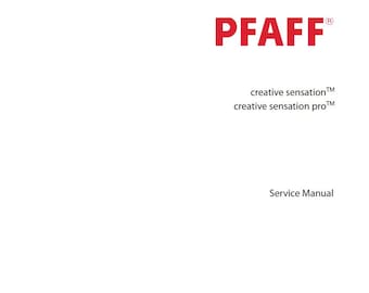 Pfaff Creative Sensation-servicehandleiding (pdf, 111 pagina's)