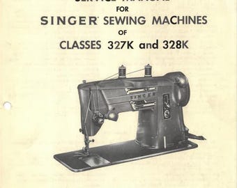 Manual de servicio de la máquina de coser Singer 327K/328K