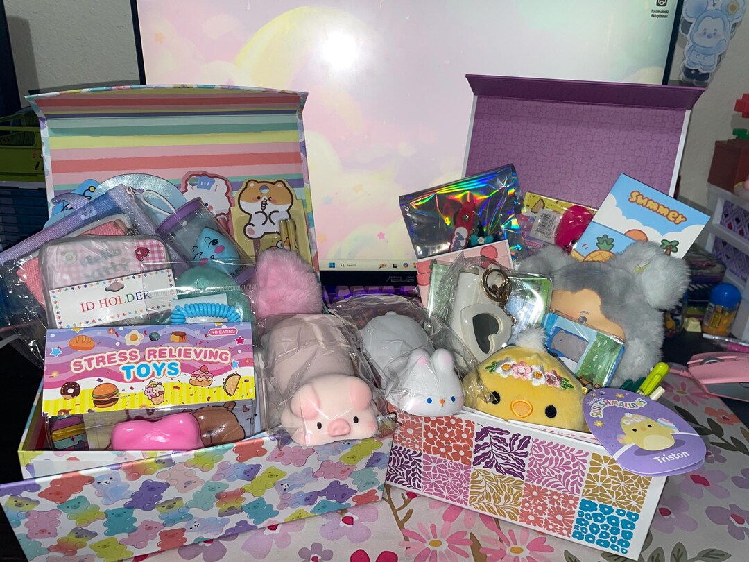 Problem Box Cute Kawaii Stationery Mystery Box: Stickers, Notebooks, Pens & More - Etsy