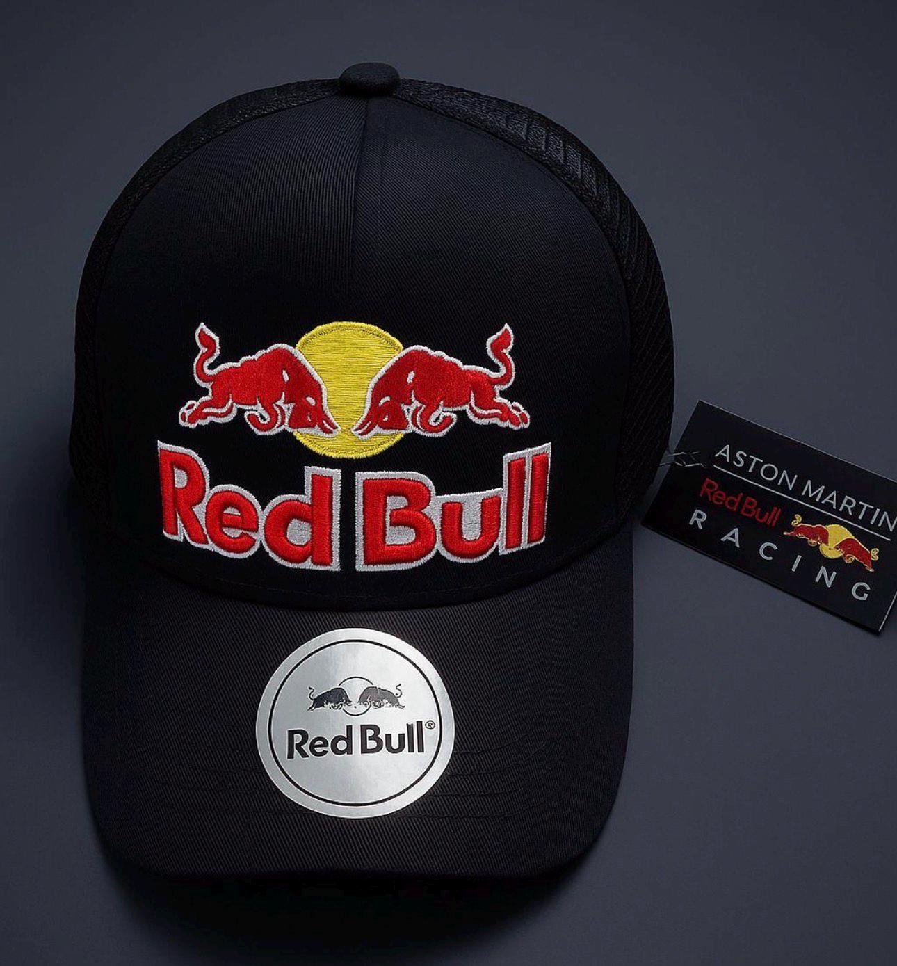Retro Racing F1 Track Day Y2K Red Bull Flat Bill Snapback Mesh Black Embroidered Amazon.com: New Era Red Bull Racing F1 9Fifty Essential Hat  main image 2