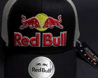 Otto Red Bull Racing Flat Bill Mesh Snapback Black Hat Cap  display picture 3