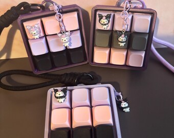 Kuromi themed 3x3 Fidget Clicker