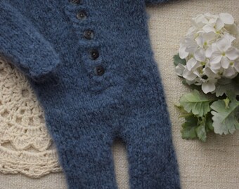 Fuzzy Sleeper Outfit, Newborn Sleeper, Newborn Romper, Newborn Size, Photo Prop