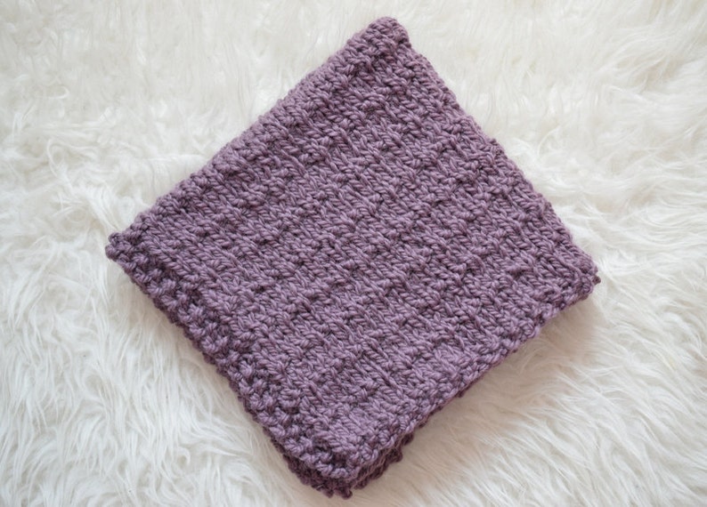 Purple Blanket Newborn Baby Blanket Choose Your Color Photo Prop Textured Blanket
