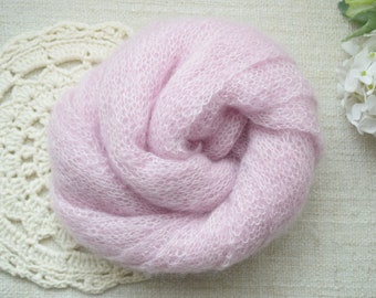 Mohair Wrap, Pink Wrap, Girl Prop