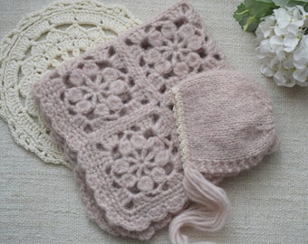 Newborn Bonnet,  Newborn Wrap, Choose Your Color