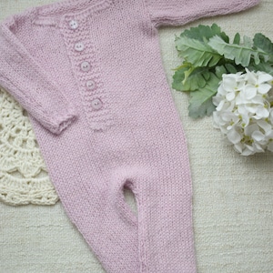 Newborn Romper | Photo Prop Handknit | Newborn Wrap | Baby Gift Bonnet | Handmade Outfit | Newborn Bonnet