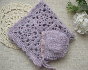 Newborn Bonnet,  Newborn Wrap, Choose Your Color