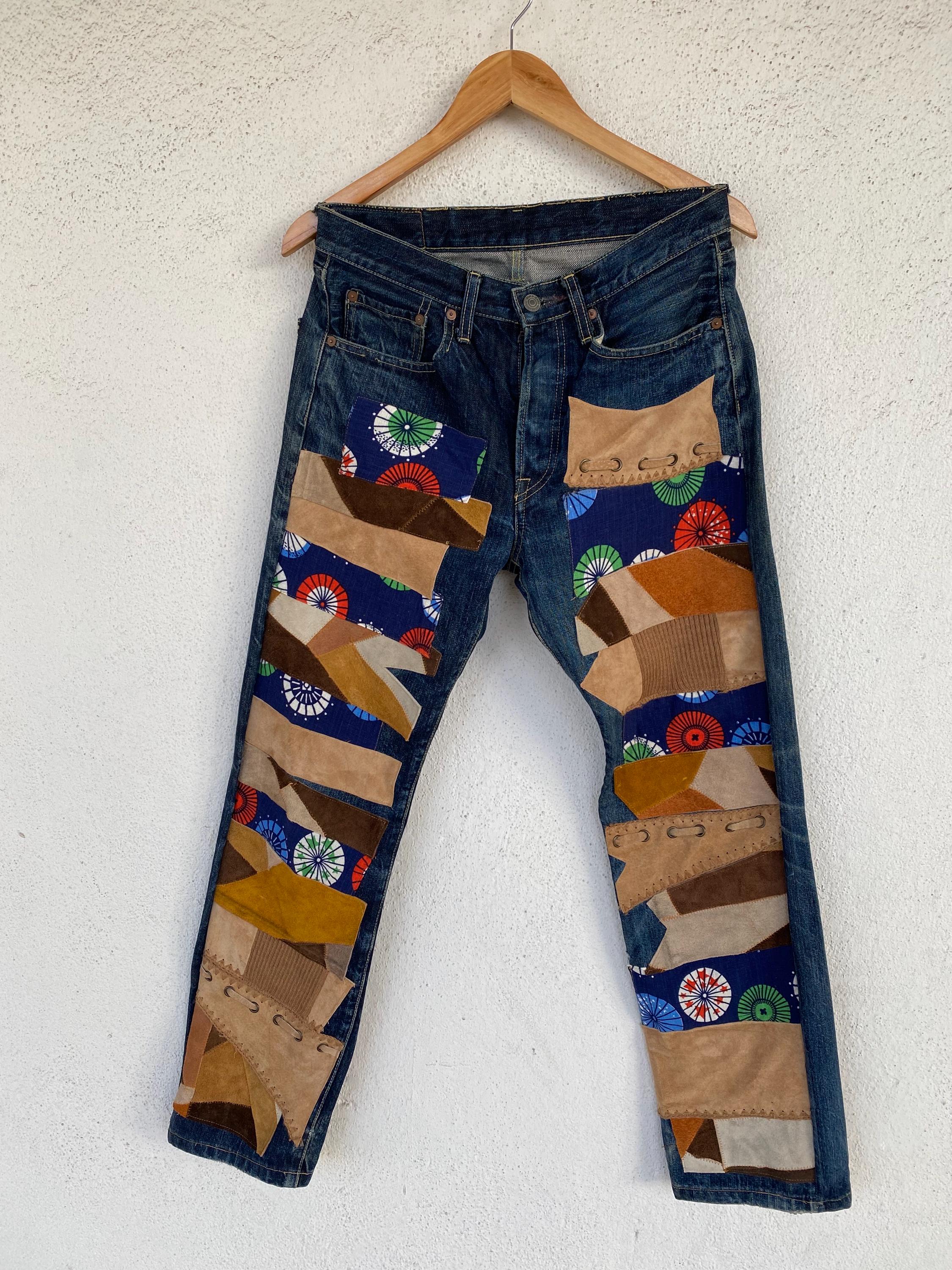 awasa KAFYE 5Pk Denim Suede Patch Remake