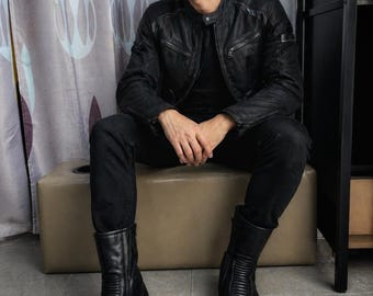 Vintage Junya Watanabe x Kadoya FW 2012 Cafe Racer Boots