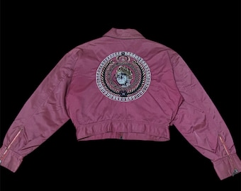 Giacca vintage anni '90 Gianni Versace con grande logo Medusa ricamato