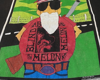Vintage Blind Melon Grunge Rising Sun 1993 By Brockum T Shirt