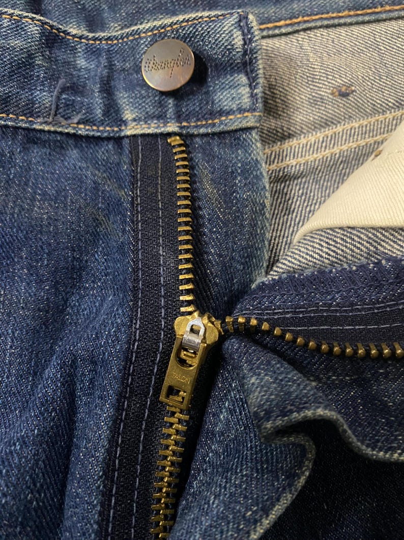 Vintage 80s Wrangler Blue Bell Sail Cloth Sanforized Jeans image 7