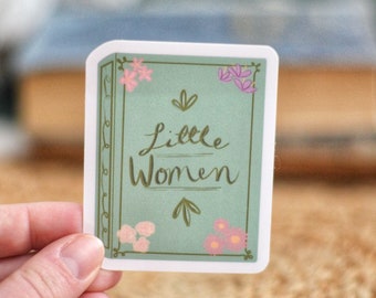 Little Women Book Sticker: Classic Book Lover Gift