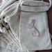 Peter Rabbit - Baby Shower Favor Bags - Set of 10 Bunny Cotton Favor Bags