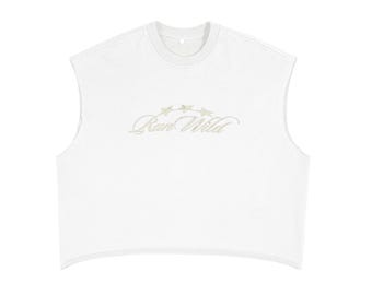 Boxy tanktop van French Terry, unisex streetwear