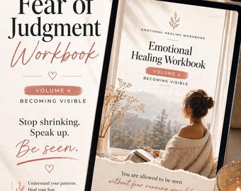 Cuaderno de trabajo para superar el miedo al juicio: vence la ansiedad social y la inseguridad, alza la voz y hazte visible. PDF para la sanación del sistema nervioso para mujeres.