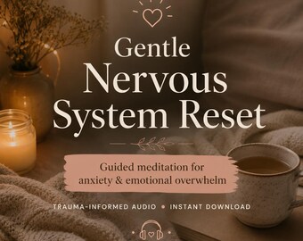 Zenuwstelselreset-meditatie voor vrouwen | Angstverlichting Audio, emotionele overweldiging en op trauma gebaseerde kalmteondersteuning