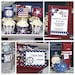 July 4th Patriotic Party Kit, Printable, Editable. USA Stars &amp; Stripes ...