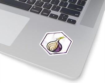 hexagonal inspiré de Tor | Réseau de confidentialité Art de la mosaïque | Décoration Internet Freedom