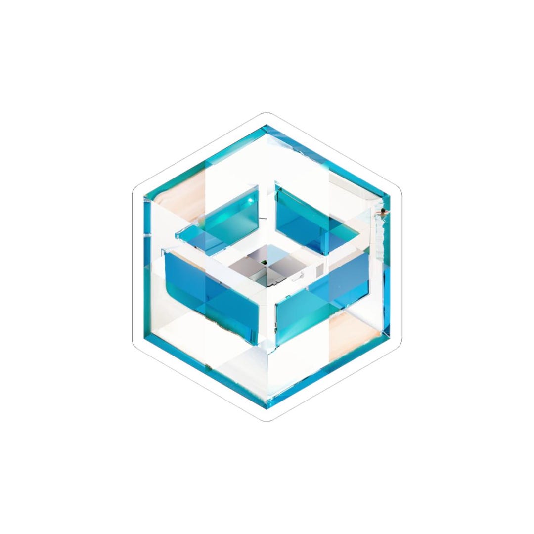 Truenas Core Inspired Hexagonal Sticker | ZFS Storage Mosaic Art ...